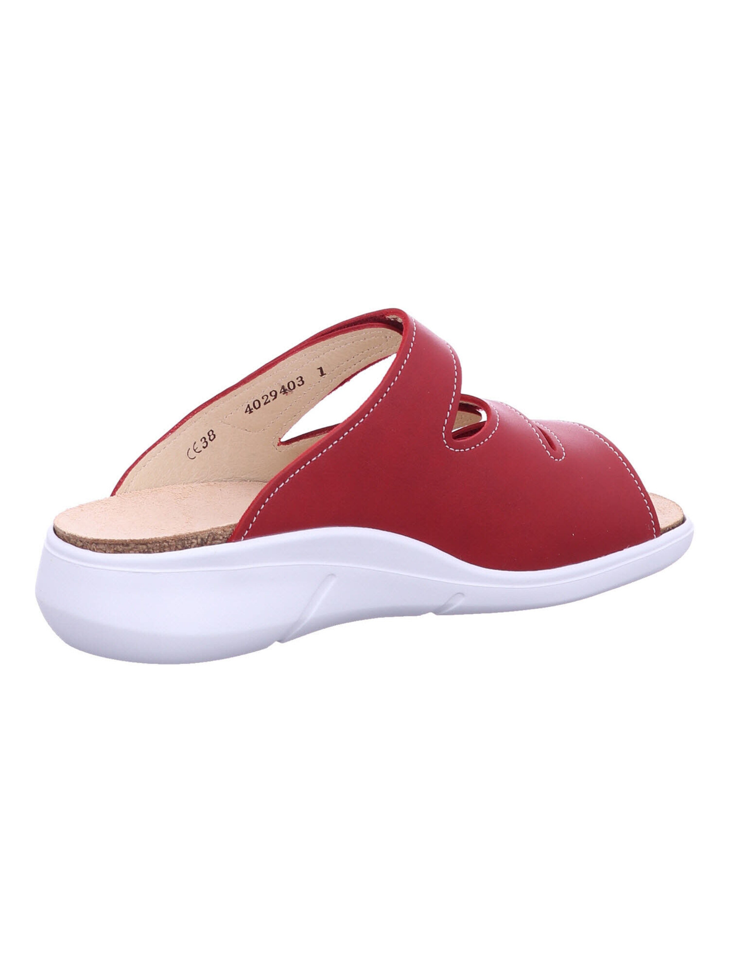Finn Comfort Pantolette 'Kiribati' in Rot
