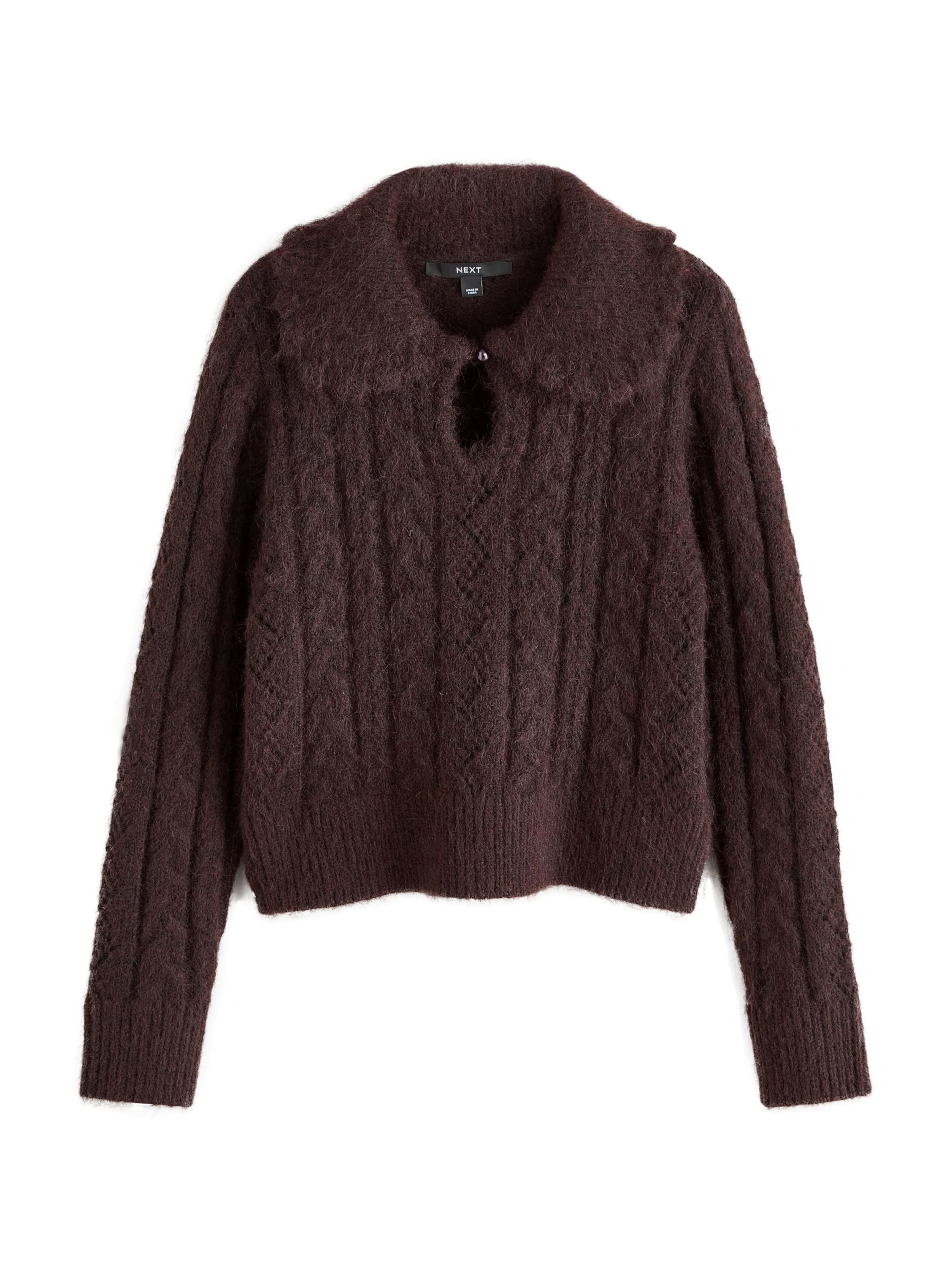 Next Pullover in Braun: Vorderseite