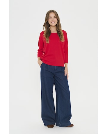 SAINT TROPEZ Pullover in Rot