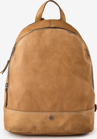 Harbour 2nd Backpack ' Meghan Daypack' in Brown: front