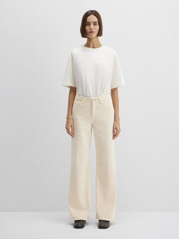 Mavi Flared Pants 'Malibu' in Beige: front