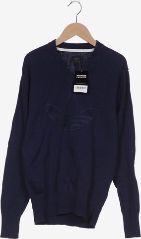 ADIDAS ORIGINALS Sweater & Cardigan in XS in Blue: front