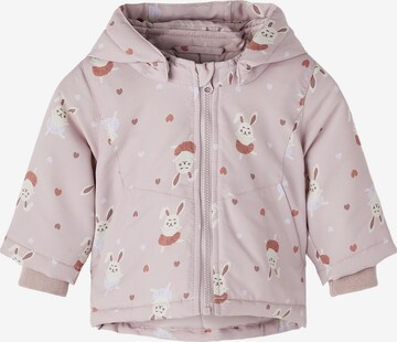 NAME IT Between-Season Jacket 'Maxi' in Pink: front