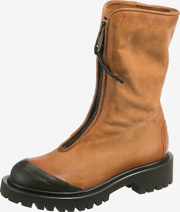 A.S.98 Ankle Boots 'Topdog' in Brown: front