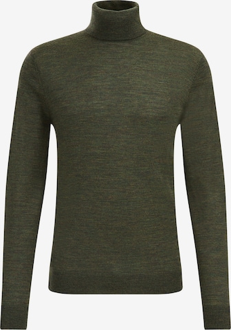 Pull-over WE Fashion en vert : devant