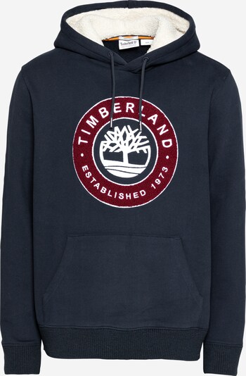 TIMBERLAND Sweatshirt in dunkelblau / dunkelrot / weiß, Produktansicht