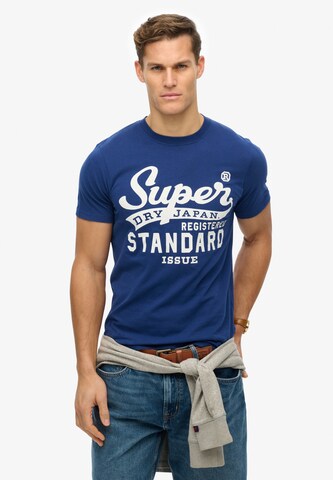 Superdry Shirt in Blauw: voorkant