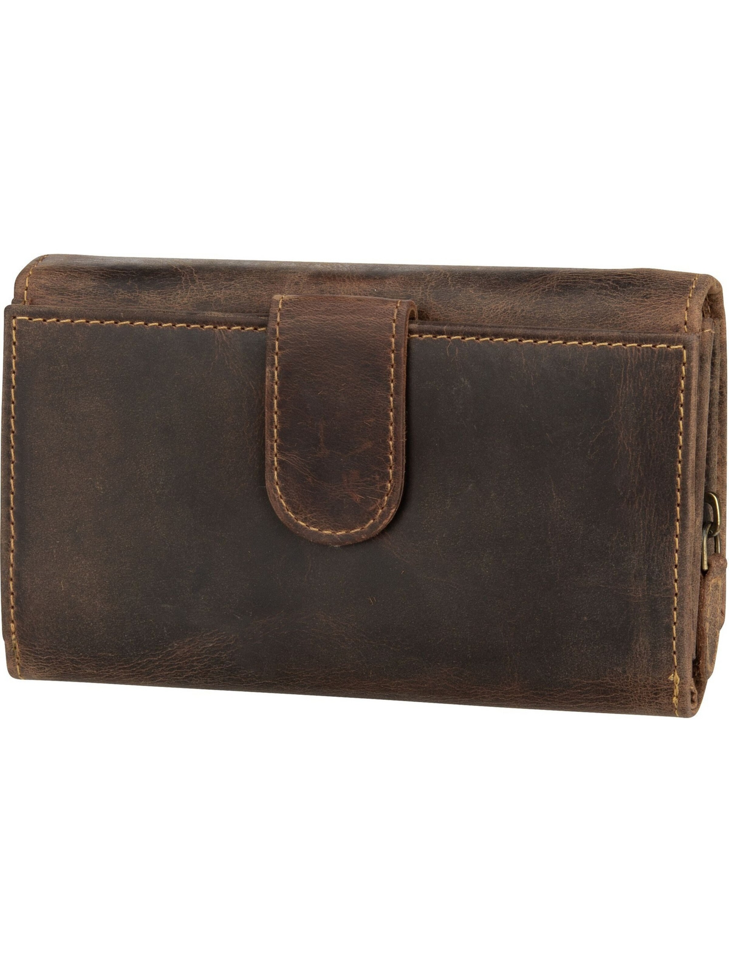 GREENBURRY Portemonnee 'Vintage 1533' in Bruin