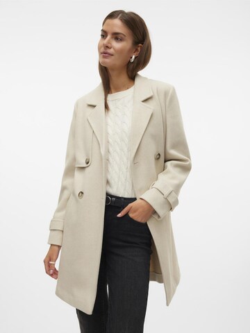 VERO MODA Overgangsfrakke 'POPAMY' i beige