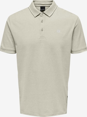 Only & Sons Shirt 'Flecher' in Grey: front