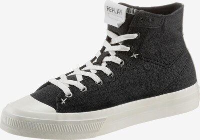 REPLAY Sneaker 'Rebel Dust' in schwarz / weiß, Produktansicht