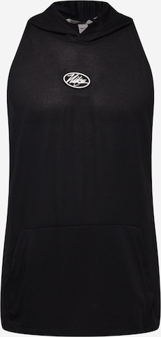 NIKE - Camiseta funcional en negro: frente