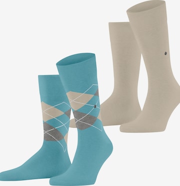 BURLINGTON Socks 'Everyday Argyle Mix 2-Pack' in Blue: front