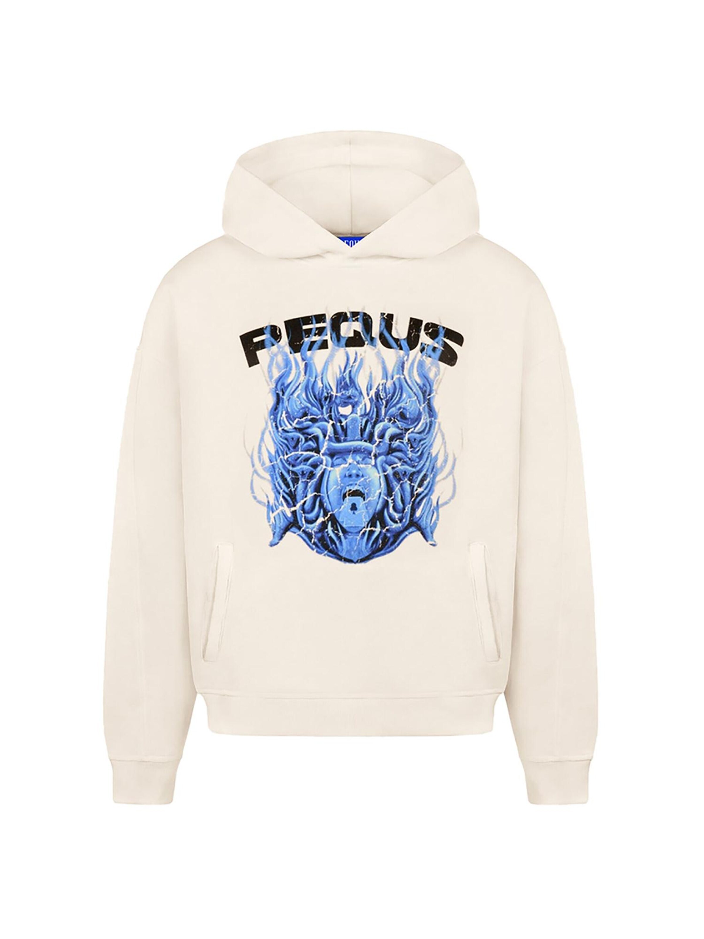 Pequs Sweatshirt 'Medusa' in Beige: front