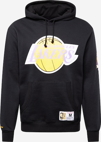 Sweat-shirt 'GAME TIME LA LAKERS' Mitchell & Ness en noir : devant