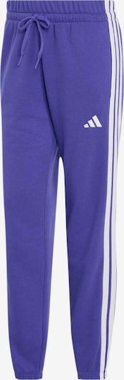 XS dydžio Sportinės kelnės 'Essentials' iš ADIDAS SPORTSWEAR, spalva – purpurinė / balta, Prekių apžvalga