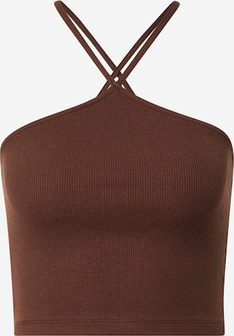 NLY by Nelly Top in Brown: front