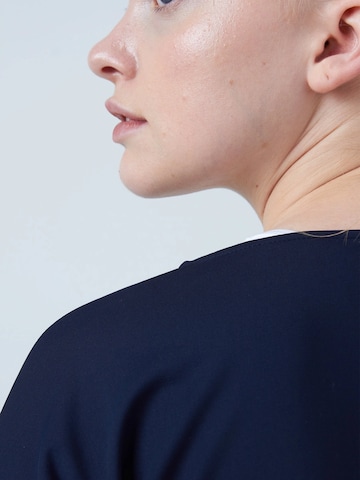SPORTKIND Shirt '3/4 Loose Fit' in Blauw