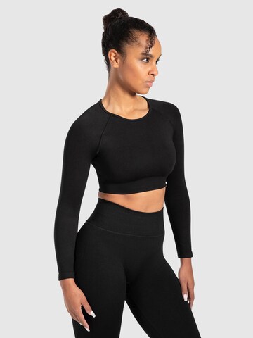 T-shirt fonctionnel 'Maysa' Smilodox en noir
