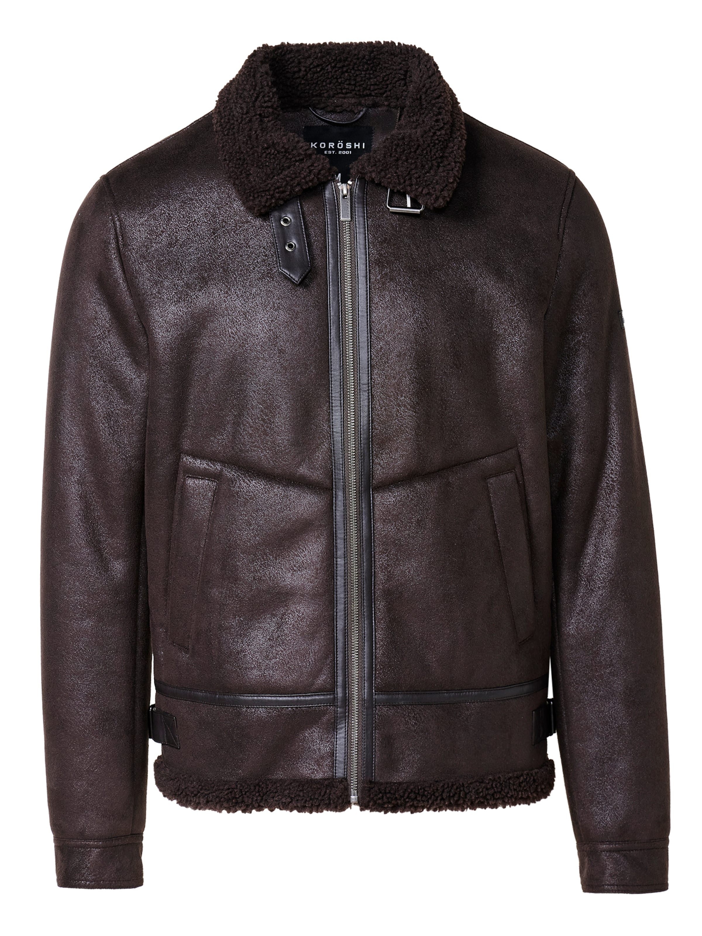 KOROSHI Демисезонная куртка в Коричневый, Обзор товара