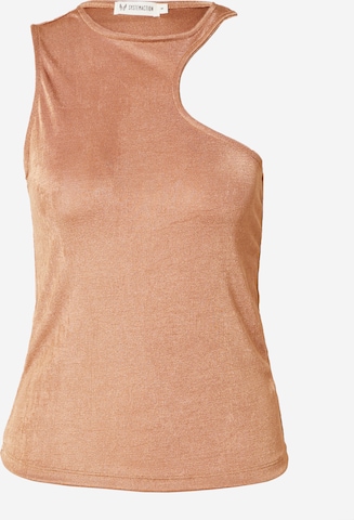 System Action Top 'Shine' in Pink: front