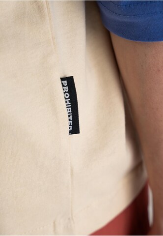 T-Shirt Prohibited en bleu