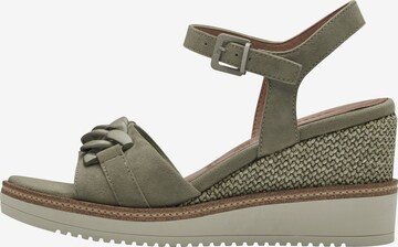 TAMARIS Sandalen met riem in Groen