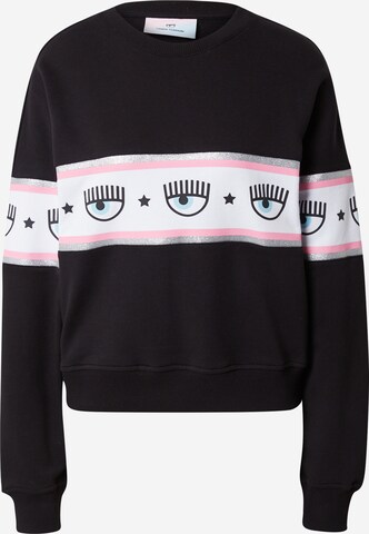 Chiara Ferragni Sweatshirt in Black: front