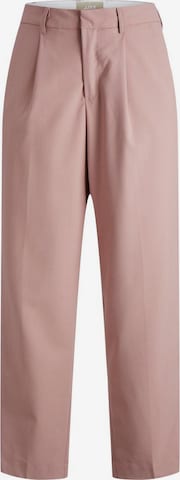 JJXX Regular Pleat-Front Pants 'Chloe' in Pink: front