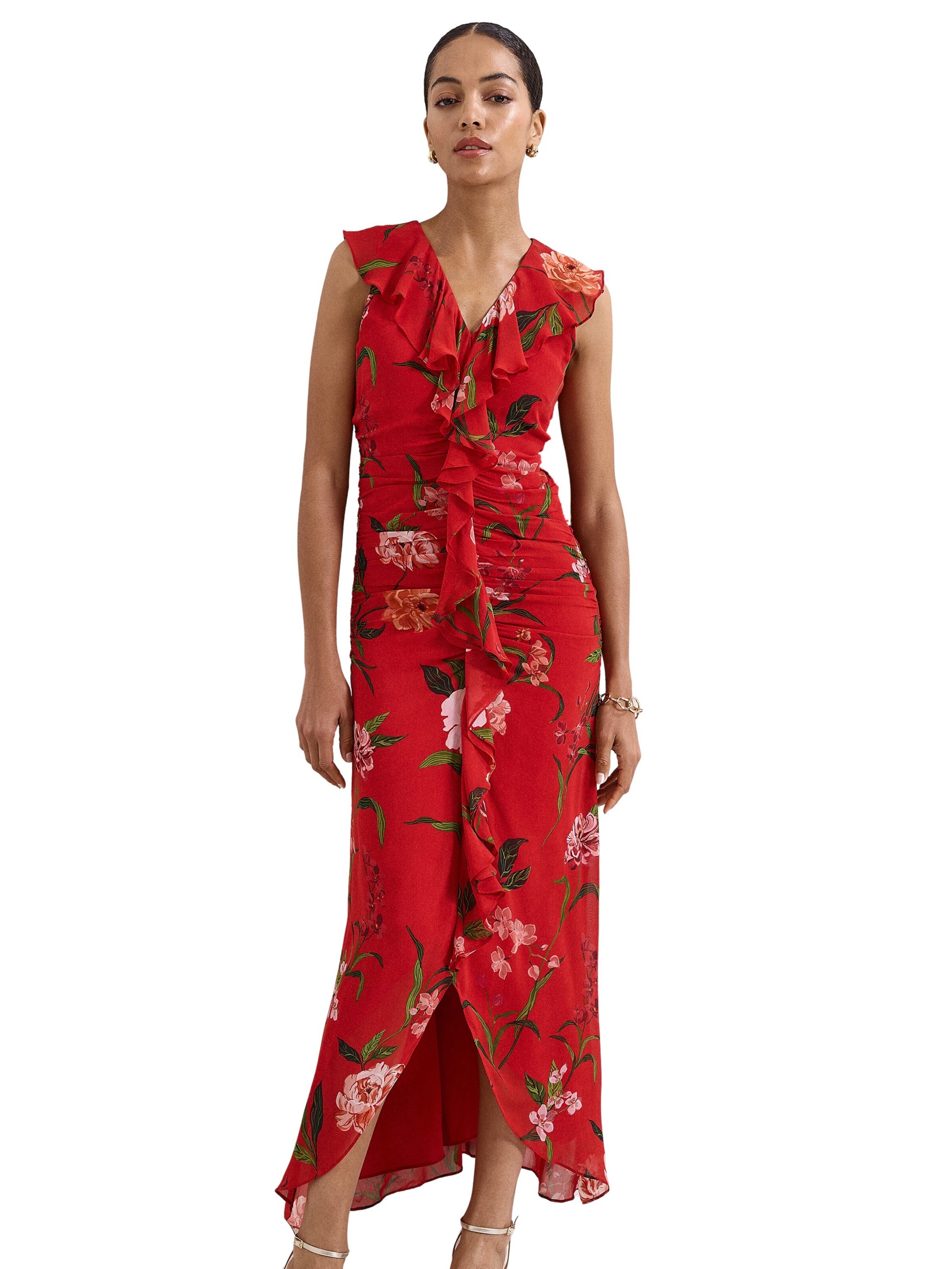 Phase Eight Kleid in Rot: Vorderseite