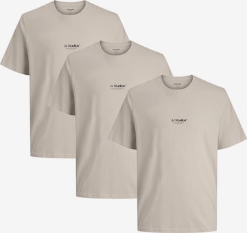 JACK & JONES Shirt 'Soho' in Beige: front