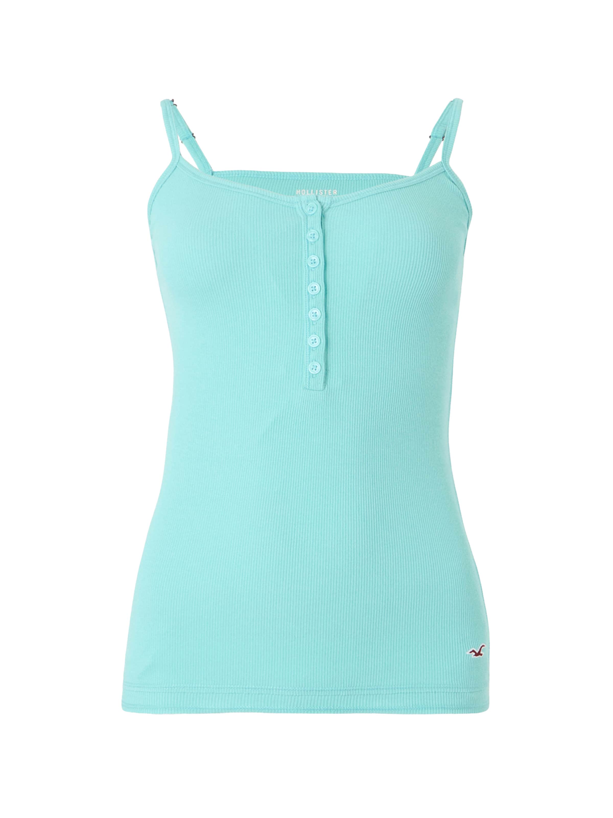 Top di HOLLISTER in verde: frontale