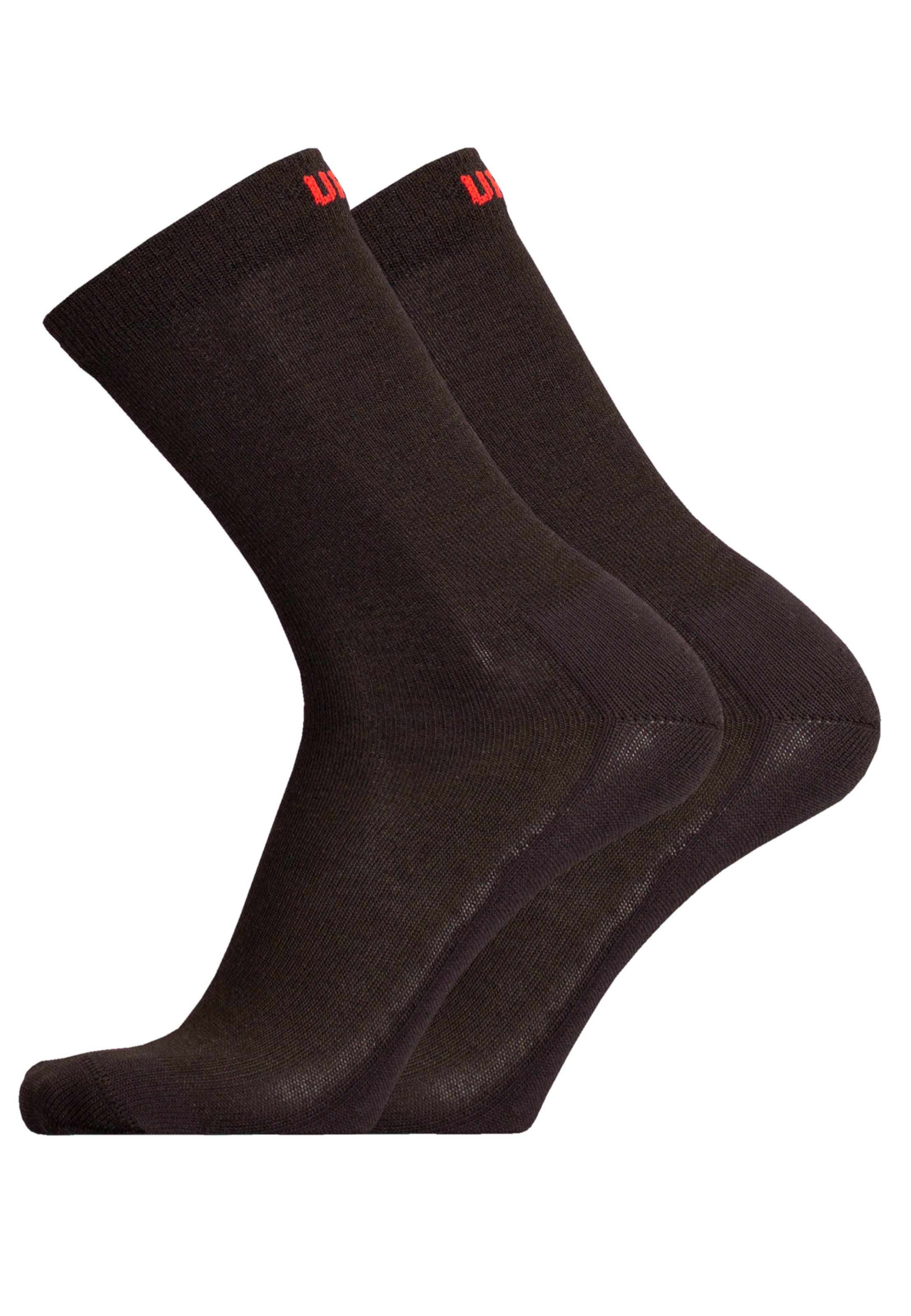 UphillSport Athletic Socks 'TEIJO' in Black: front