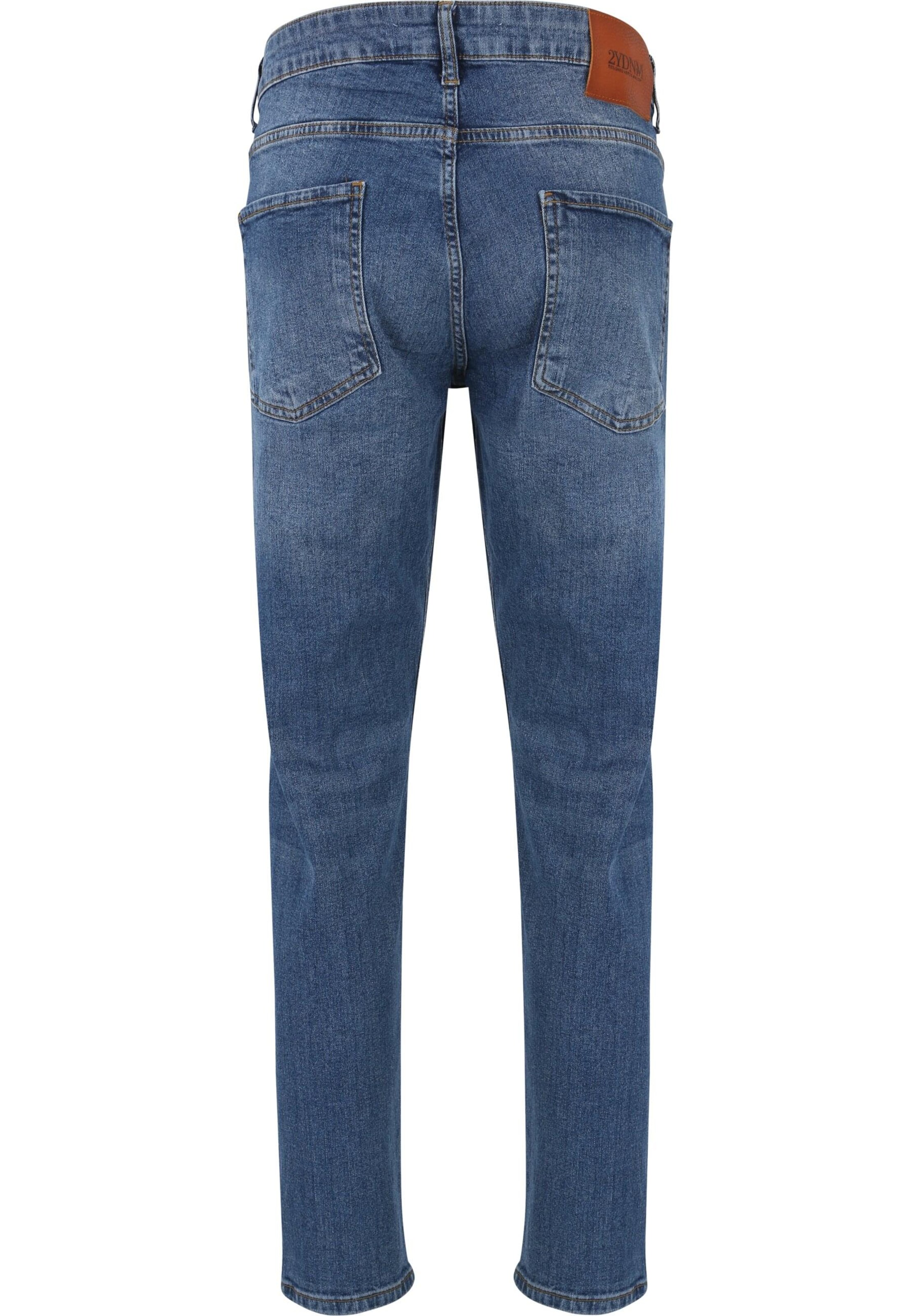 2Y Premium Regular Jeans in Blau