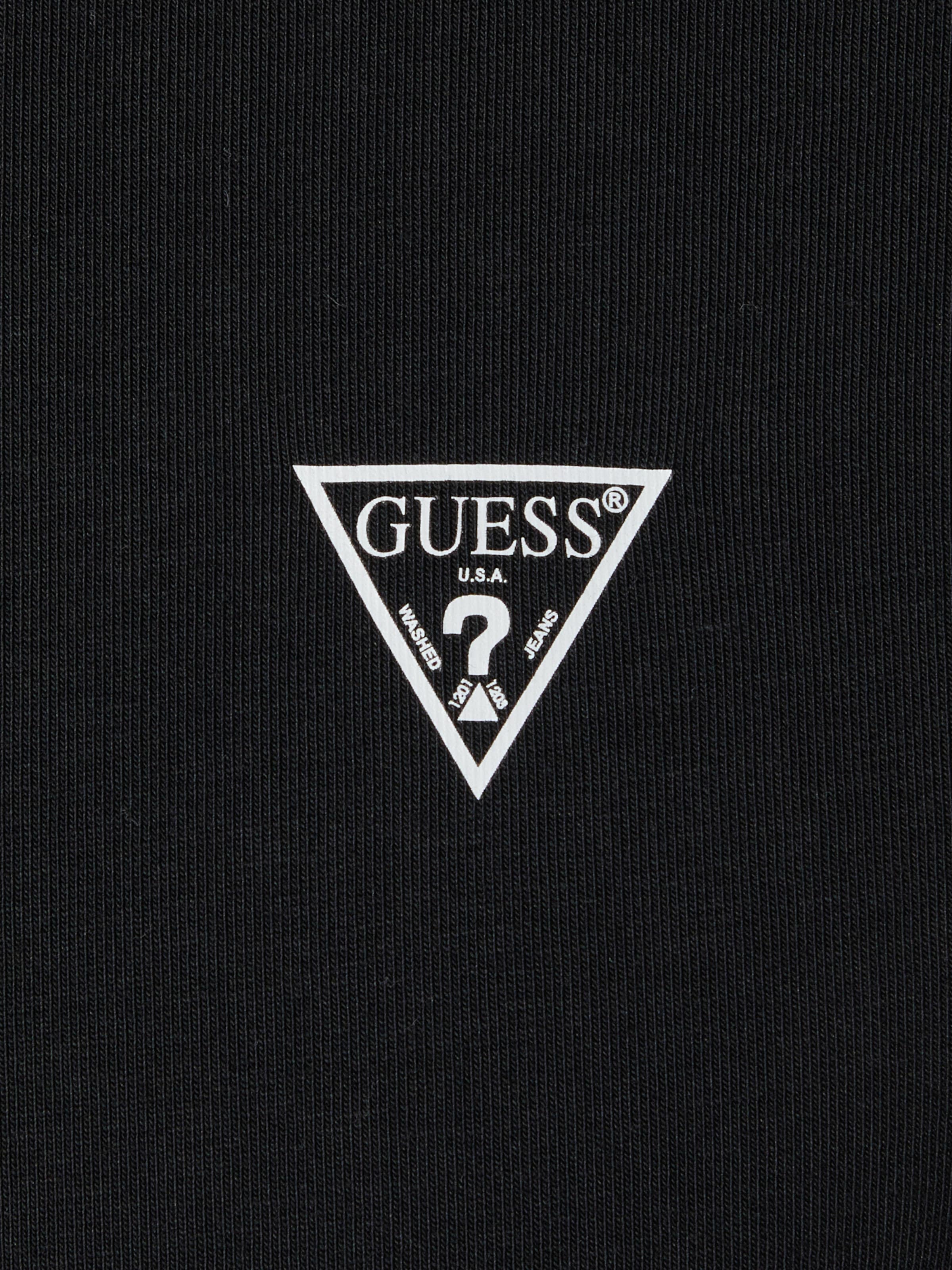 GUESS - Camiseta 'CALEB HERO' en negro