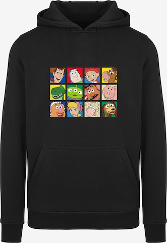 Sweat-shirt 'Disney Toy Story Spielzeuge' F4NT4STIC en noir : devant