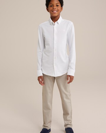 WE Fashion Regular Fit Skjorte i hvid