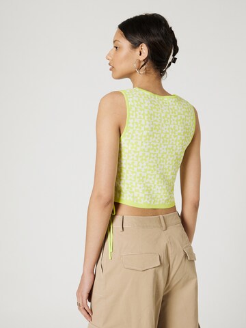 florence by mills exclusive for ABOUT YOU Gebreide top 'Flower Child ' in Groen