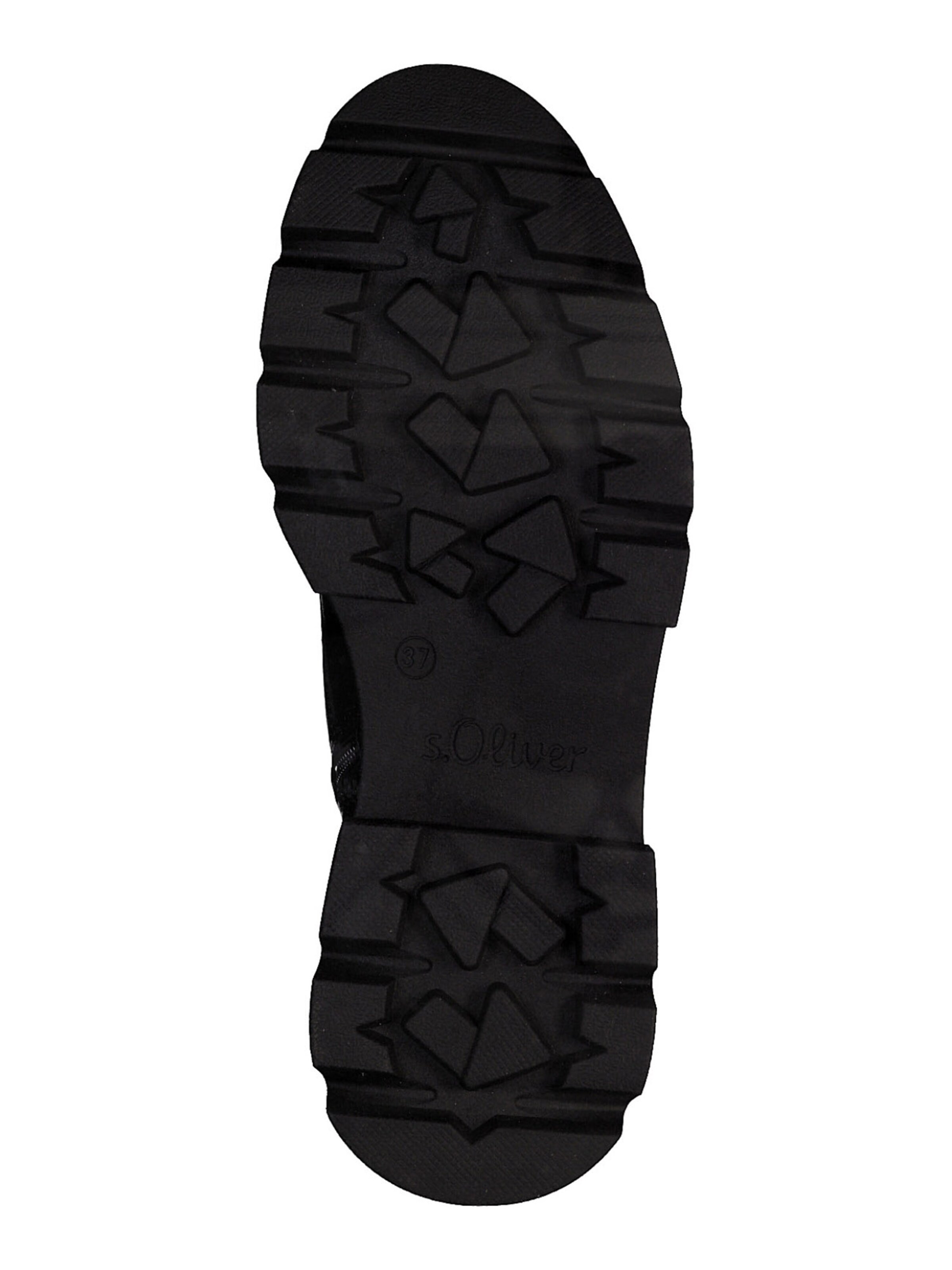 s.Oliver Schnürstiefelette in Schwarz