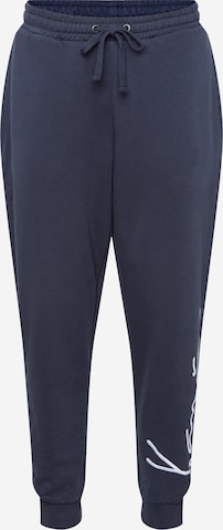 Karl Kani Broek 'Signature' in Blauw: voorkant