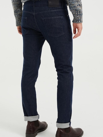 WE Fashion Slim fit Jeans 'Pablo Sloane' in Blue