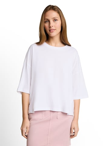 T-shirt TOM TAILOR DENIM en blanc : devant