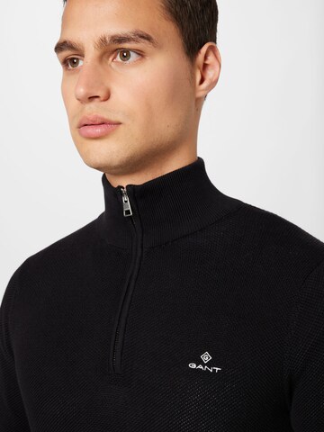 GANT Regular fit Sweater in Black