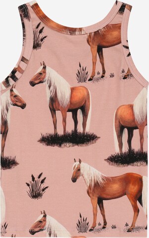 Walkiddy - Camiseta térmica 'Beauty horses' en rosa