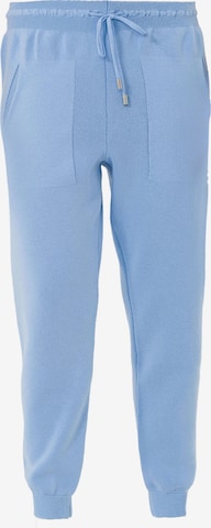 Effilé Pantalon de sport Jimmy Sanders en bleu : devant