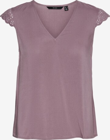 VERO MODA - Blusa 'VICA' em roxo: frente