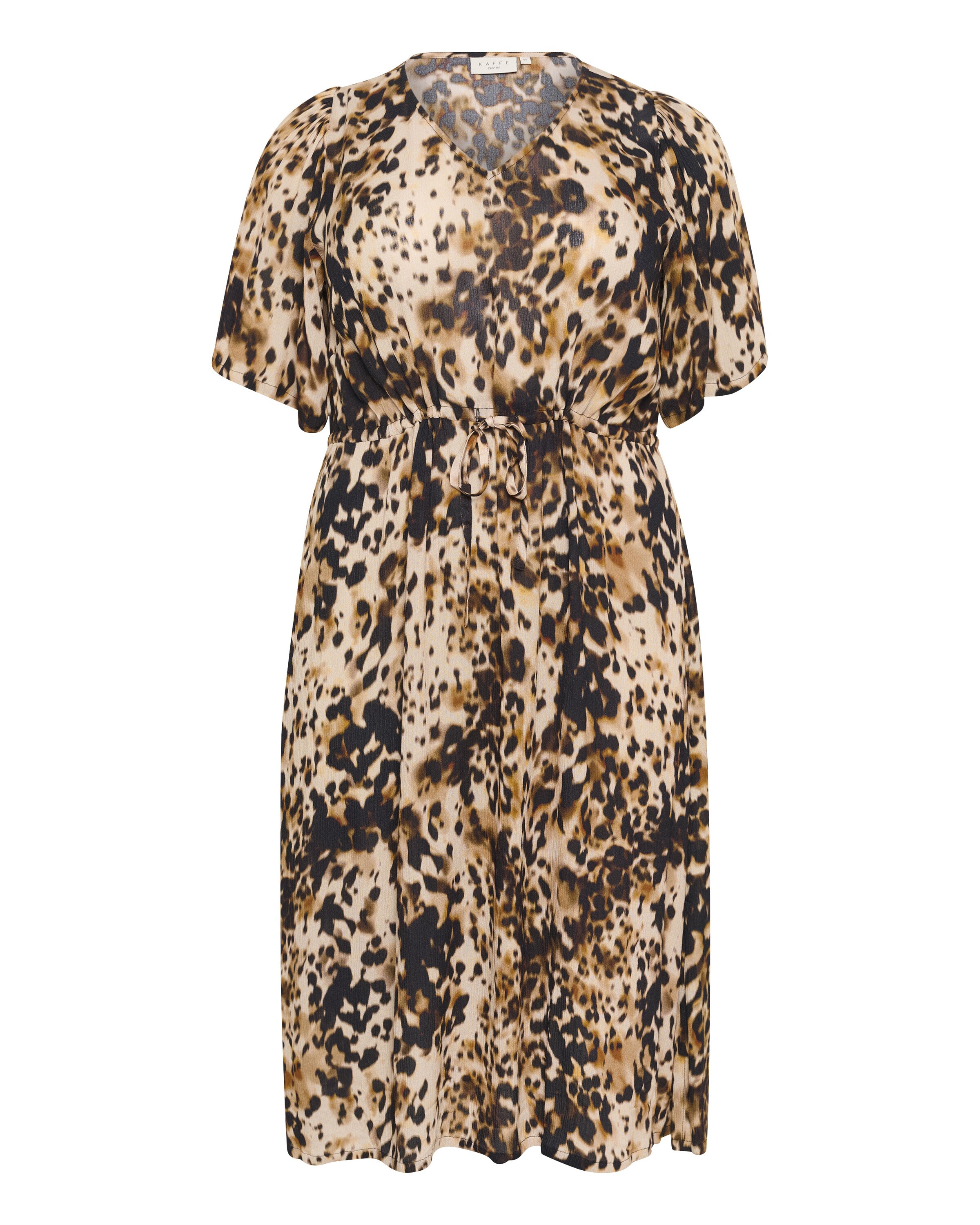 KAFFE CURVE Kjole 'Ami' i brun: forside