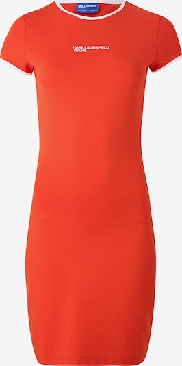 KARL LAGERFELD JEANS Šaty - oranžová / biela, Produkt