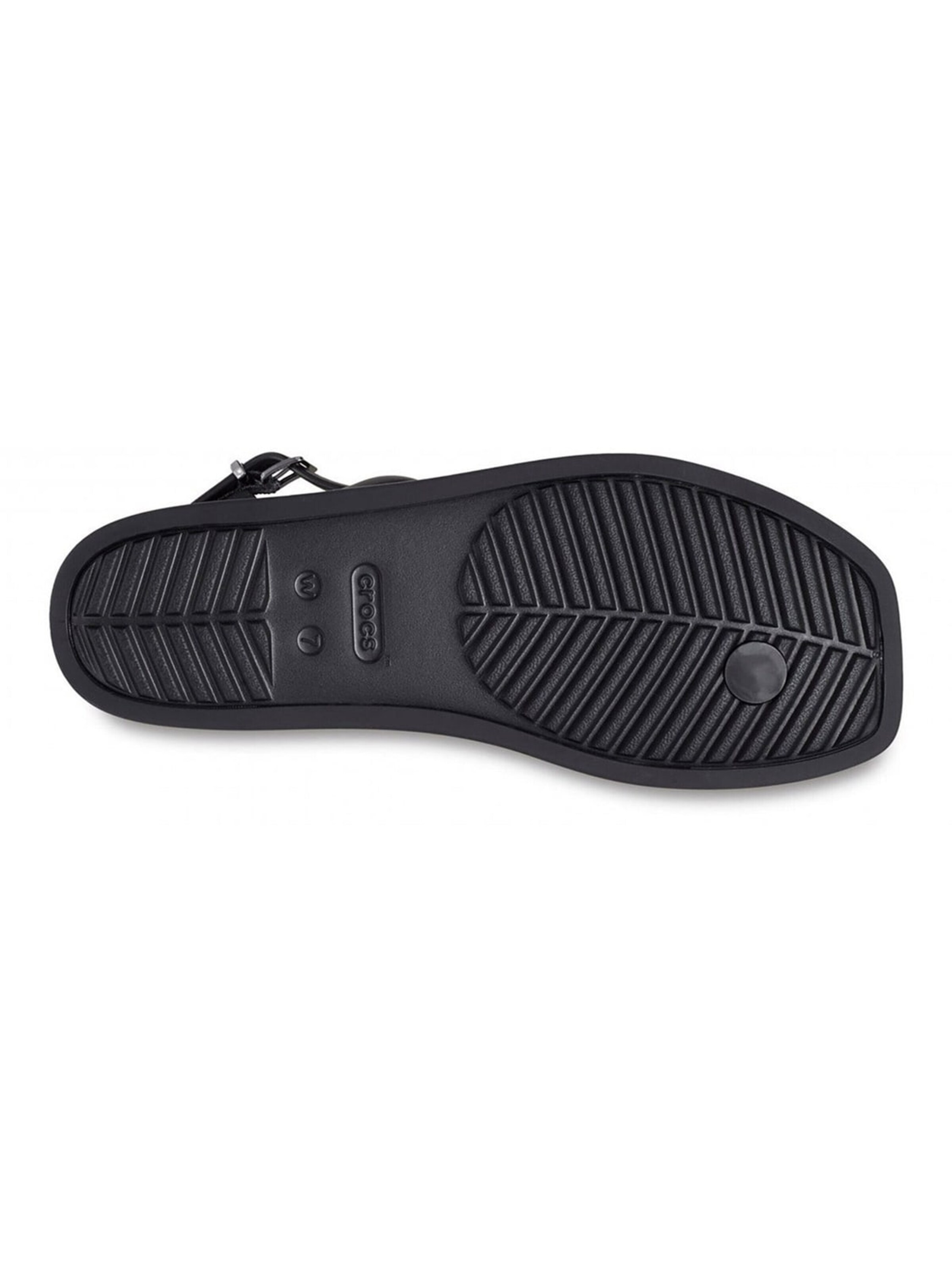 Crocs Teenslipper 'MIAMI THONG SANDAL W BLACK' in Zwart
