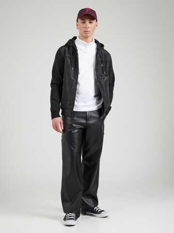 19V69 ITALIA Sweatjacke 'Alberto' in Schwarz